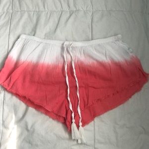american eagle tie-dye shorts